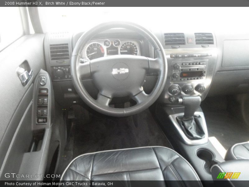 Birch White / Ebony Black/Pewter 2008 Hummer H3 X