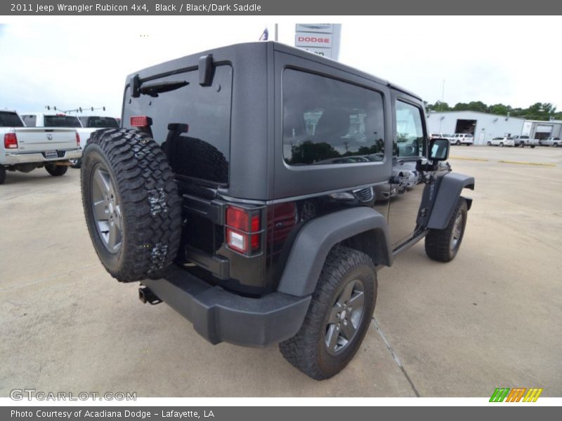 Black / Black/Dark Saddle 2011 Jeep Wrangler Rubicon 4x4