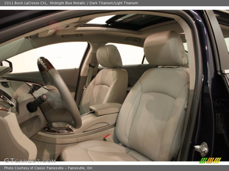 Midnight Blue Metallic / Dark Titanium/Light Titanium 2011 Buick LaCrosse CXL