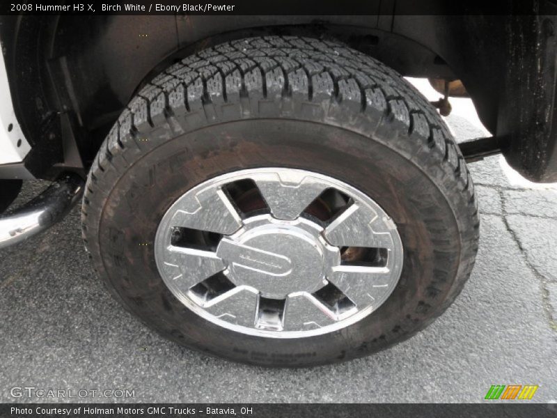 Birch White / Ebony Black/Pewter 2008 Hummer H3 X