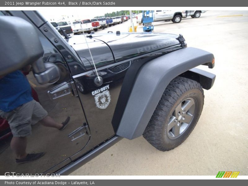Black / Black/Dark Saddle 2011 Jeep Wrangler Rubicon 4x4