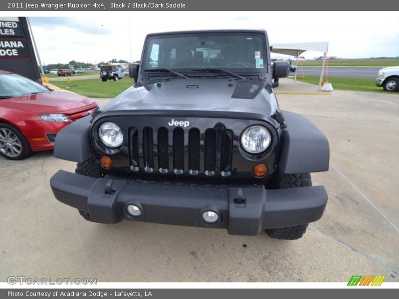 Black / Black/Dark Saddle 2011 Jeep Wrangler Rubicon 4x4