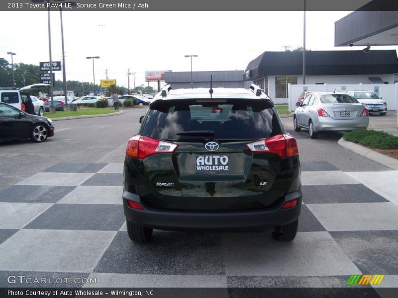 Spruce Green Mica / Ash 2013 Toyota RAV4 LE