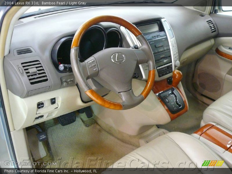 Bamboo Pearl / Light Gray 2004 Lexus RX 330