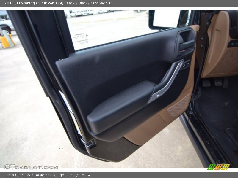 Black / Black/Dark Saddle 2011 Jeep Wrangler Rubicon 4x4