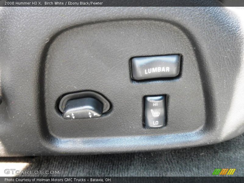 Birch White / Ebony Black/Pewter 2008 Hummer H3 X