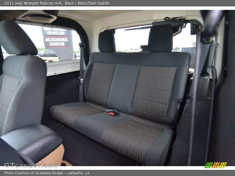 Black / Black/Dark Saddle 2011 Jeep Wrangler Rubicon 4x4