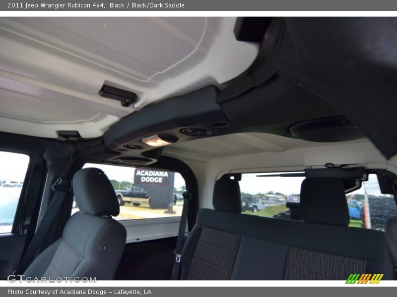 Black / Black/Dark Saddle 2011 Jeep Wrangler Rubicon 4x4