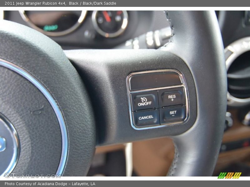 Black / Black/Dark Saddle 2011 Jeep Wrangler Rubicon 4x4