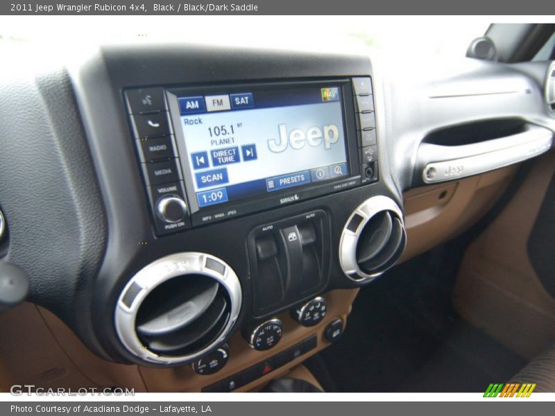 Black / Black/Dark Saddle 2011 Jeep Wrangler Rubicon 4x4