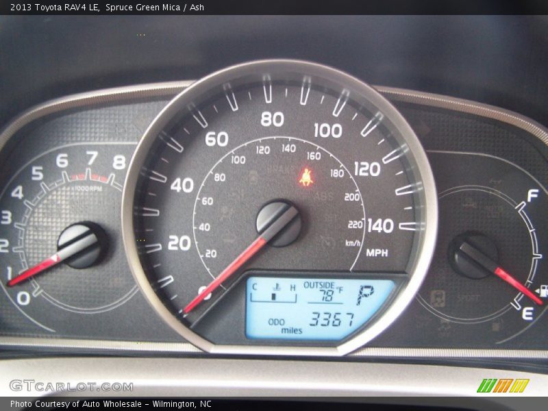 Spruce Green Mica / Ash 2013 Toyota RAV4 LE