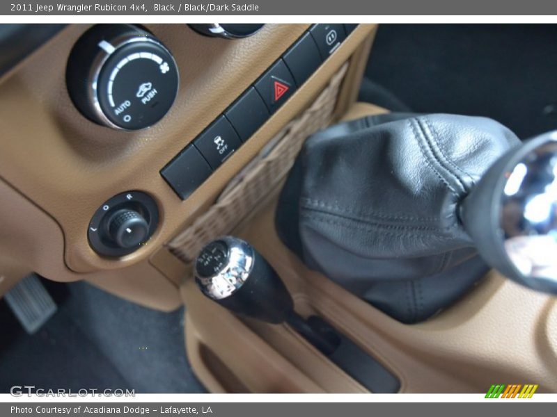 Black / Black/Dark Saddle 2011 Jeep Wrangler Rubicon 4x4