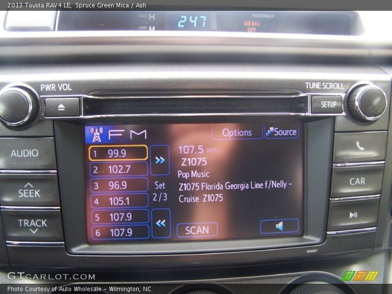 Spruce Green Mica / Ash 2013 Toyota RAV4 LE