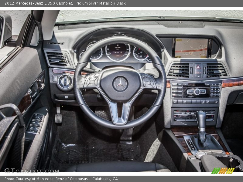 Iridium Silver Metallic / Black 2012 Mercedes-Benz E 350 Cabriolet