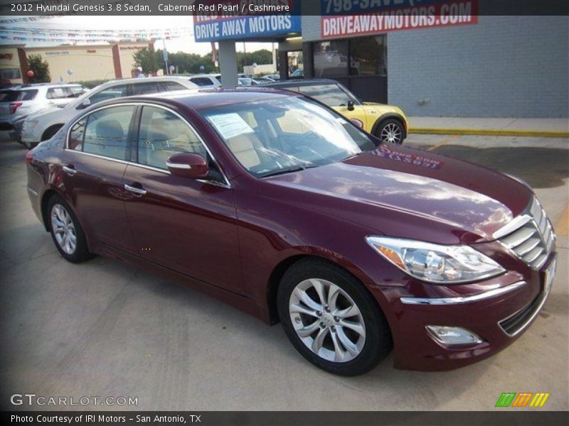 Cabernet Red Pearl / Cashmere 2012 Hyundai Genesis 3.8 Sedan