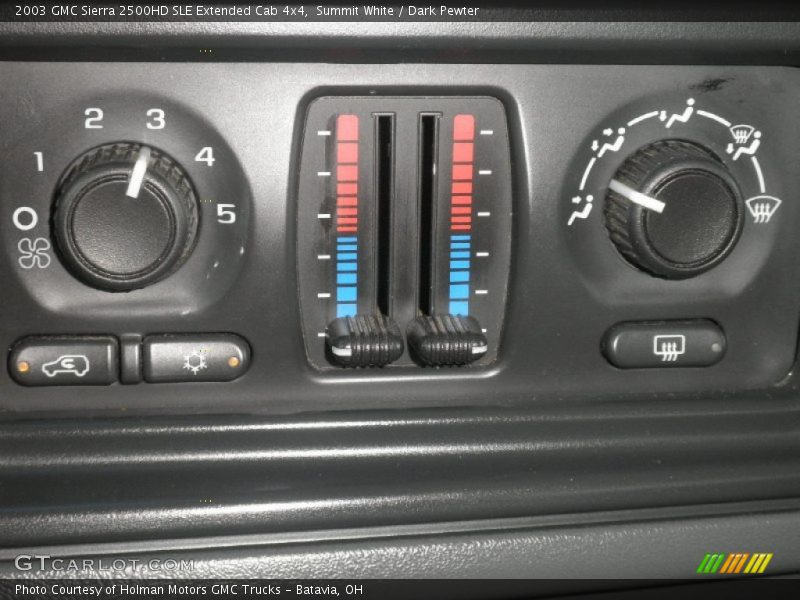 Summit White / Dark Pewter 2003 GMC Sierra 2500HD SLE Extended Cab 4x4