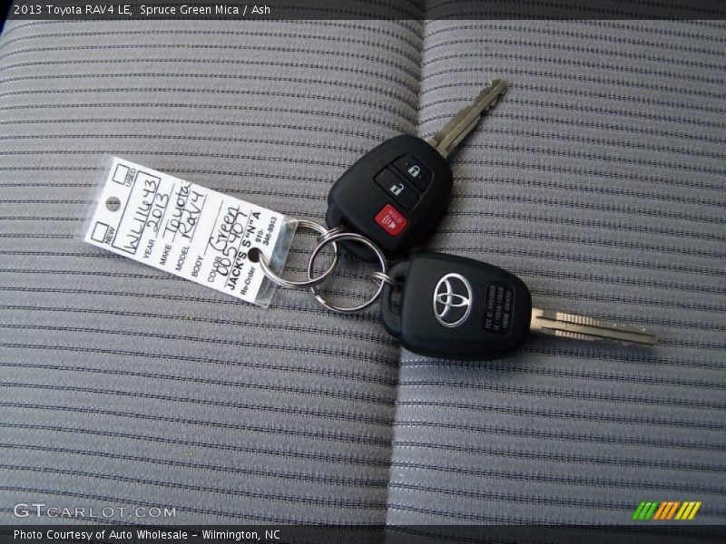 Spruce Green Mica / Ash 2013 Toyota RAV4 LE