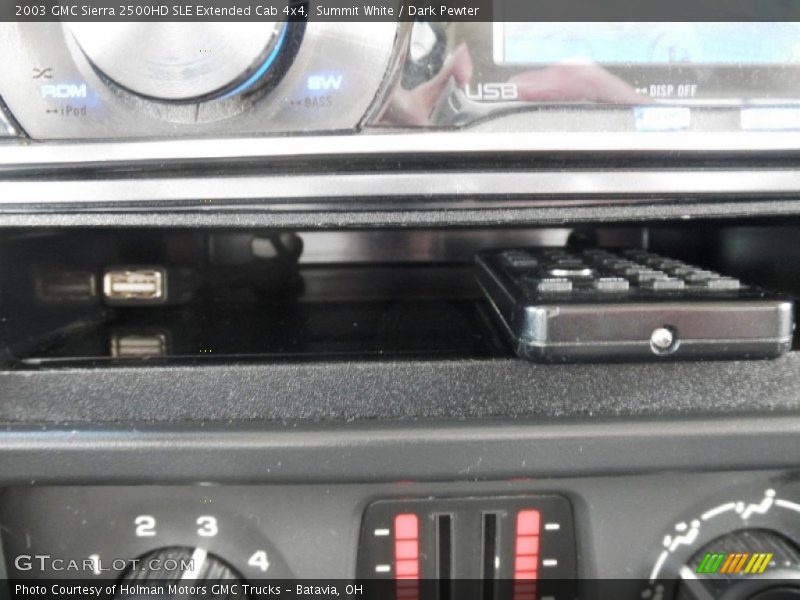 Summit White / Dark Pewter 2003 GMC Sierra 2500HD SLE Extended Cab 4x4