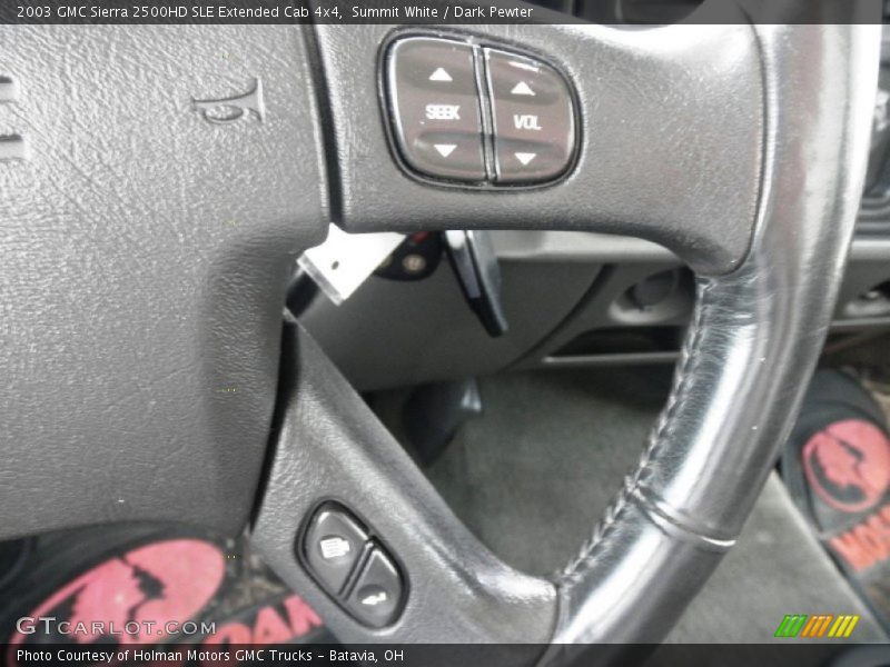 Summit White / Dark Pewter 2003 GMC Sierra 2500HD SLE Extended Cab 4x4