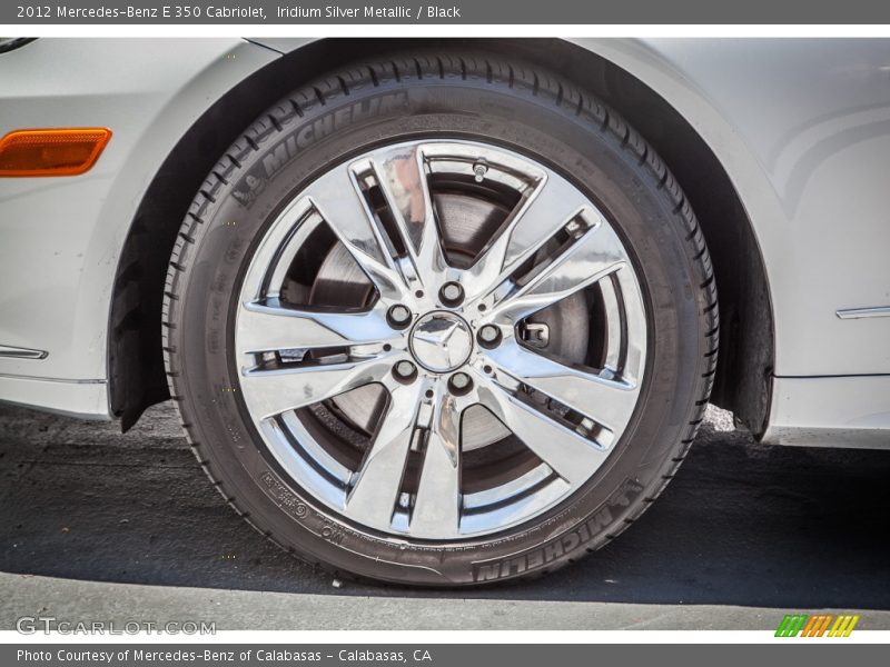 Iridium Silver Metallic / Black 2012 Mercedes-Benz E 350 Cabriolet