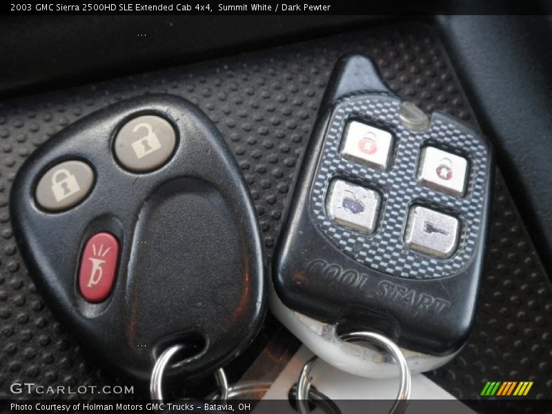 Summit White / Dark Pewter 2003 GMC Sierra 2500HD SLE Extended Cab 4x4