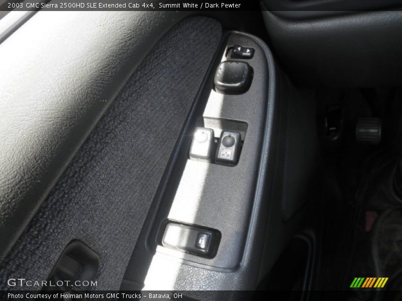 Summit White / Dark Pewter 2003 GMC Sierra 2500HD SLE Extended Cab 4x4