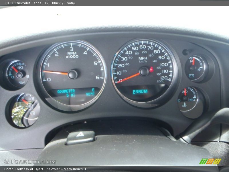 Black / Ebony 2013 Chevrolet Tahoe LTZ