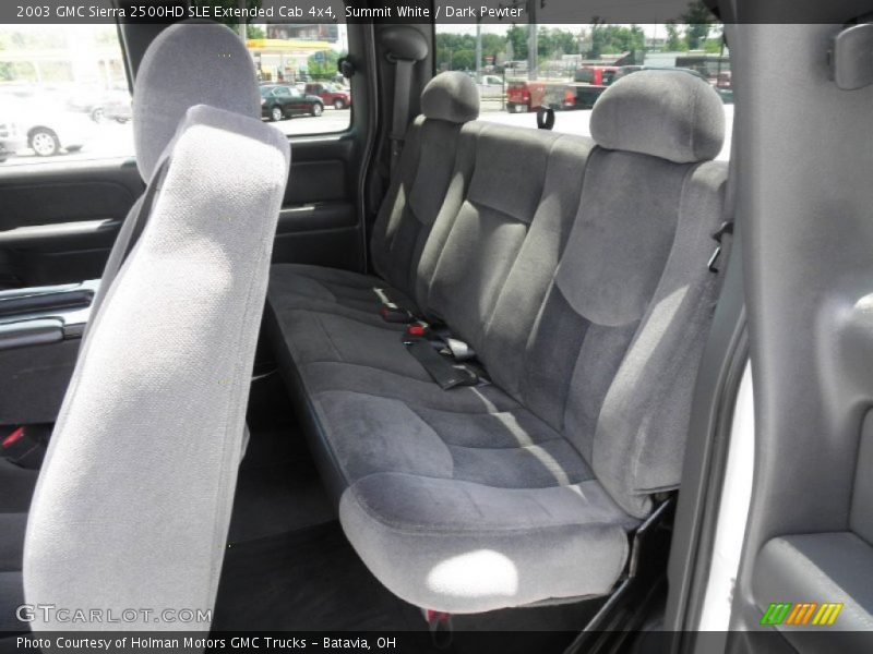 Summit White / Dark Pewter 2003 GMC Sierra 2500HD SLE Extended Cab 4x4