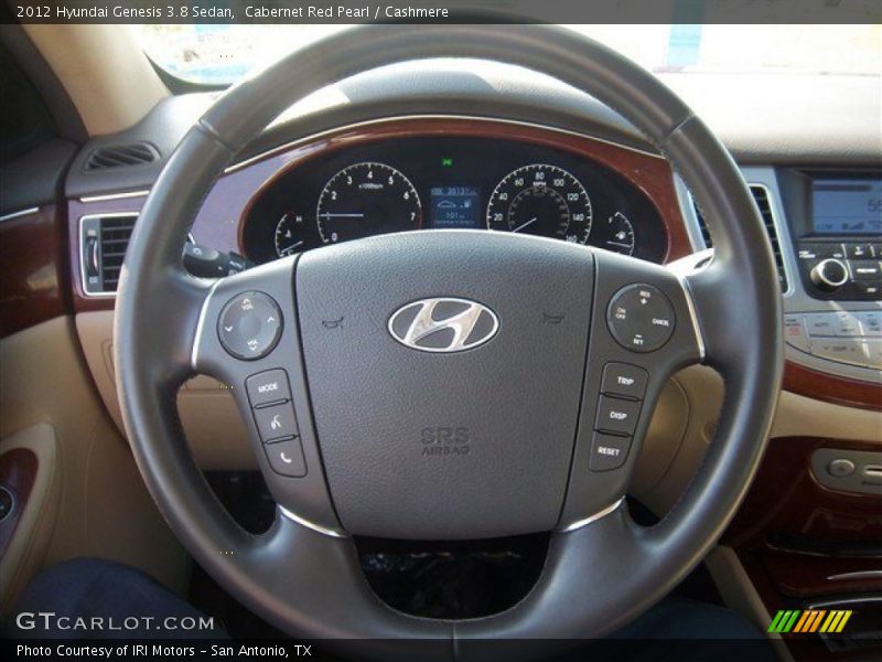 Cabernet Red Pearl / Cashmere 2012 Hyundai Genesis 3.8 Sedan