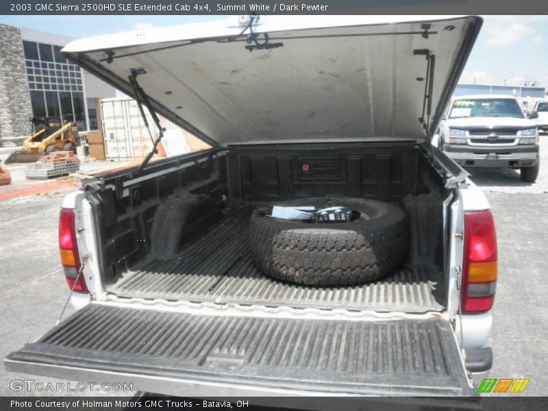 Summit White / Dark Pewter 2003 GMC Sierra 2500HD SLE Extended Cab 4x4