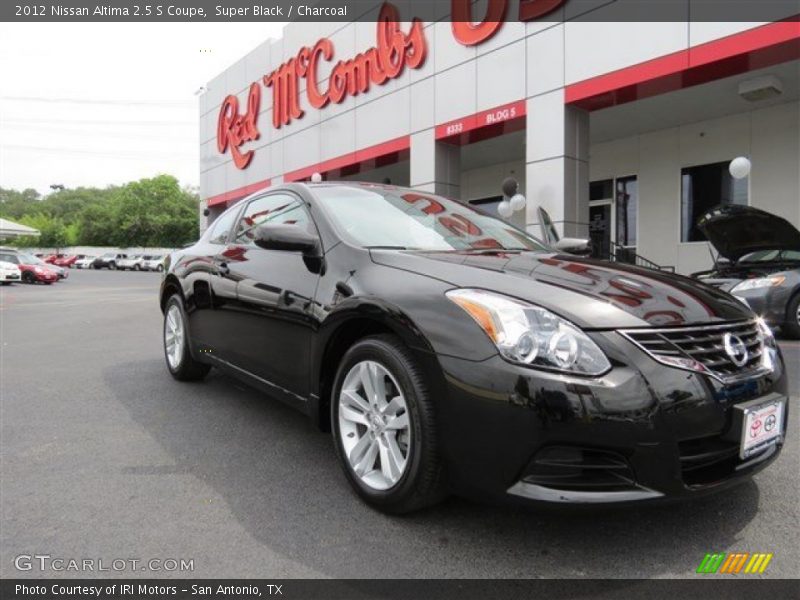 Super Black / Charcoal 2012 Nissan Altima 2.5 S Coupe