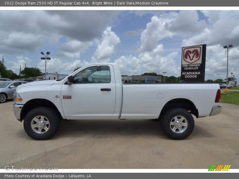 Bright White / Dark Slate/Medium Graystone 2012 Dodge Ram 2500 HD ST Regular Cab 4x4