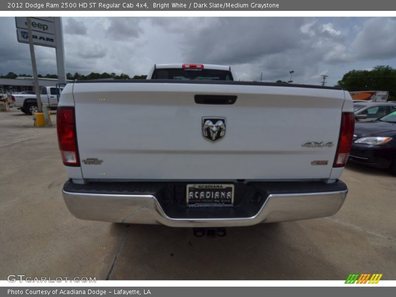 Bright White / Dark Slate/Medium Graystone 2012 Dodge Ram 2500 HD ST Regular Cab 4x4