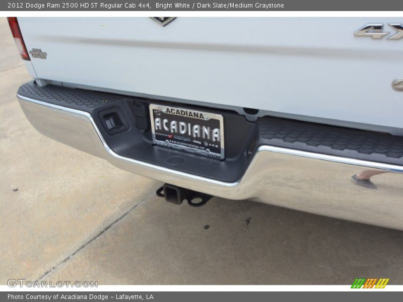 Bright White / Dark Slate/Medium Graystone 2012 Dodge Ram 2500 HD ST Regular Cab 4x4