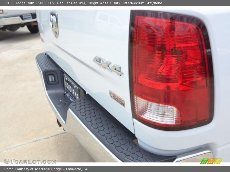 Bright White / Dark Slate/Medium Graystone 2012 Dodge Ram 2500 HD ST Regular Cab 4x4