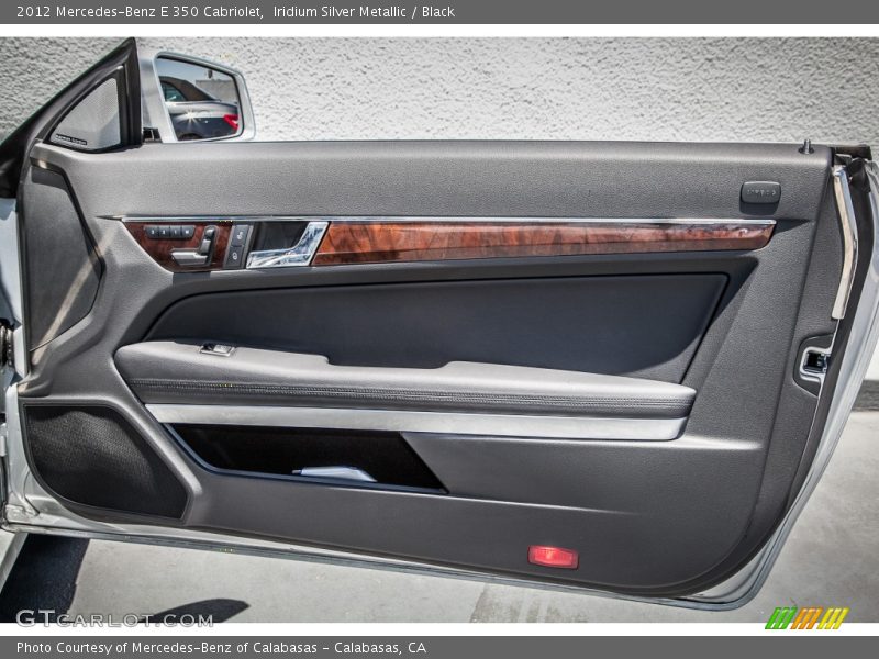 Iridium Silver Metallic / Black 2012 Mercedes-Benz E 350 Cabriolet