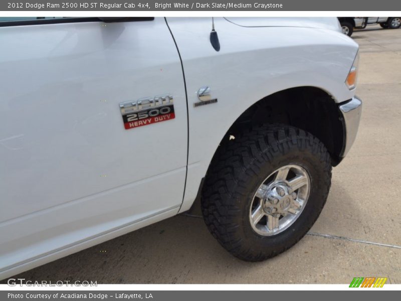Bright White / Dark Slate/Medium Graystone 2012 Dodge Ram 2500 HD ST Regular Cab 4x4