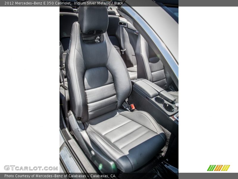 Iridium Silver Metallic / Black 2012 Mercedes-Benz E 350 Cabriolet