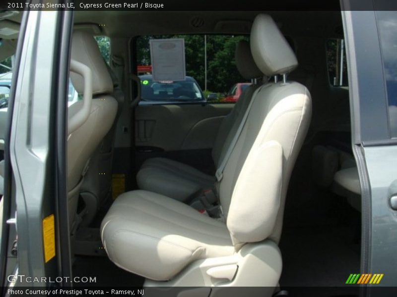 Cypress Green Pearl / Bisque 2011 Toyota Sienna LE