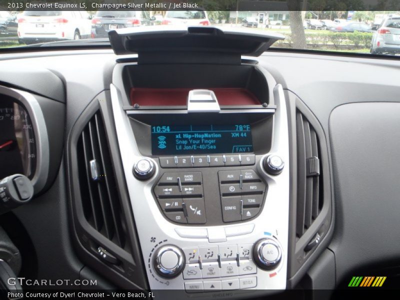 Champagne Silver Metallic / Jet Black 2013 Chevrolet Equinox LS