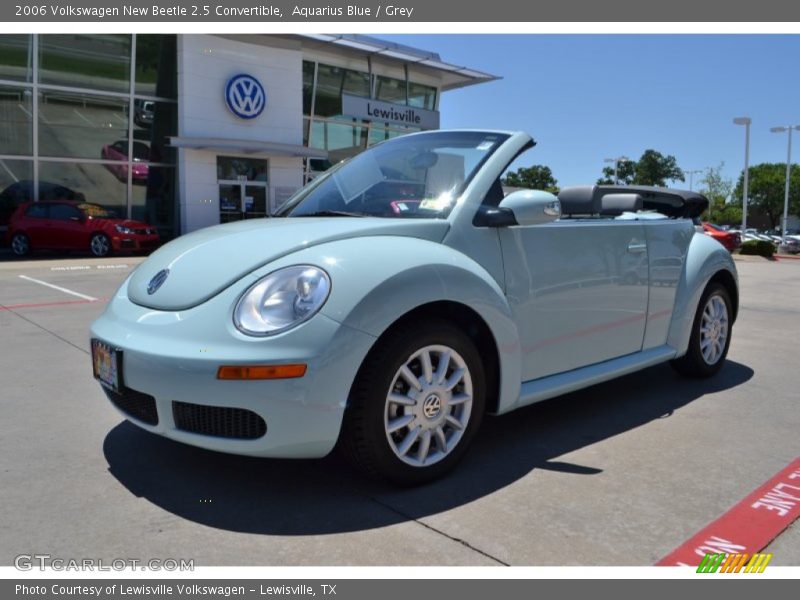 Aquarius Blue / Grey 2006 Volkswagen New Beetle 2.5 Convertible
