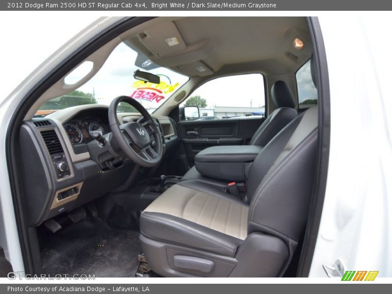 Bright White / Dark Slate/Medium Graystone 2012 Dodge Ram 2500 HD ST Regular Cab 4x4