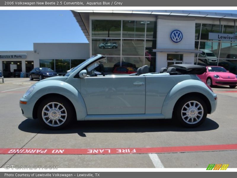 Aquarius Blue / Grey 2006 Volkswagen New Beetle 2.5 Convertible