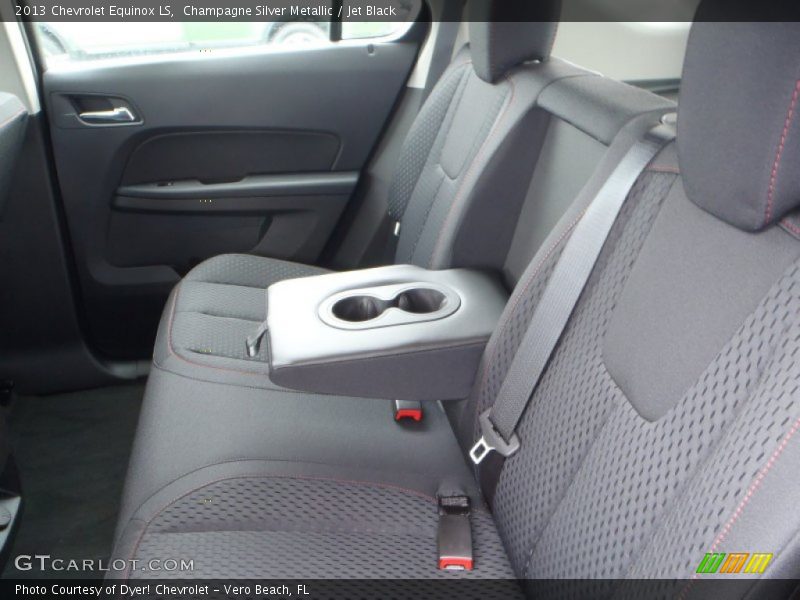 Champagne Silver Metallic / Jet Black 2013 Chevrolet Equinox LS