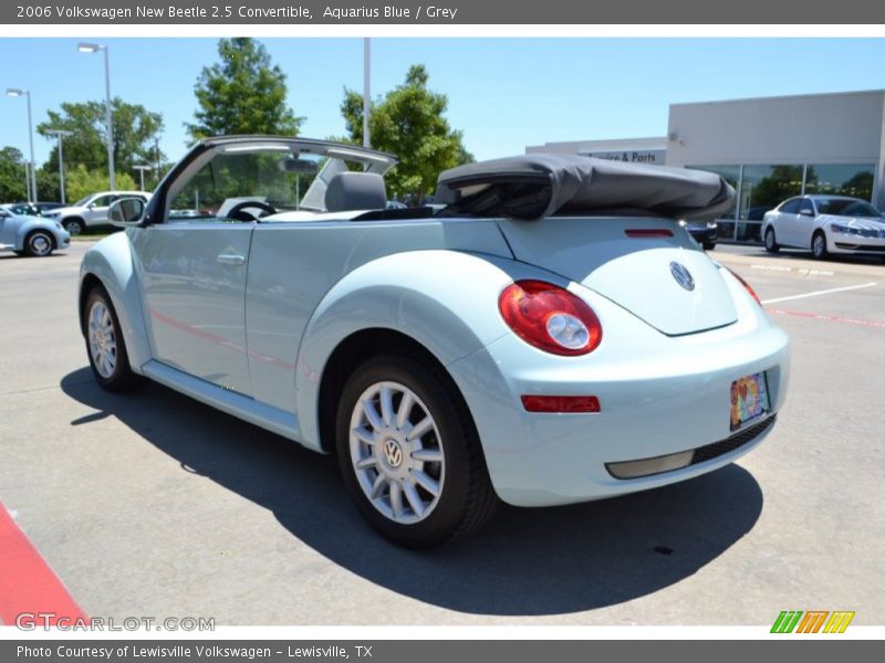 Aquarius Blue / Grey 2006 Volkswagen New Beetle 2.5 Convertible