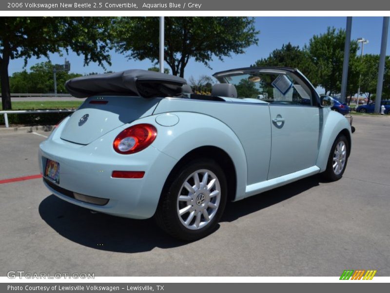 Aquarius Blue / Grey 2006 Volkswagen New Beetle 2.5 Convertible