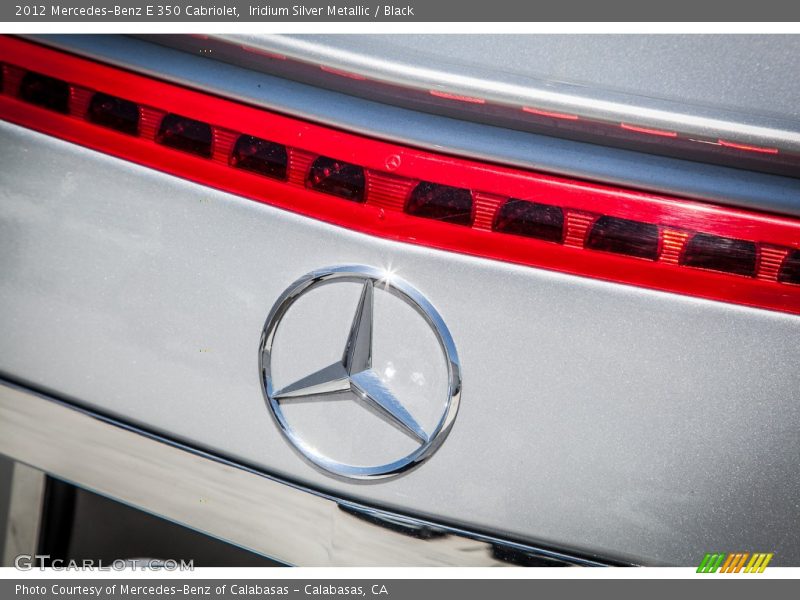 Iridium Silver Metallic / Black 2012 Mercedes-Benz E 350 Cabriolet