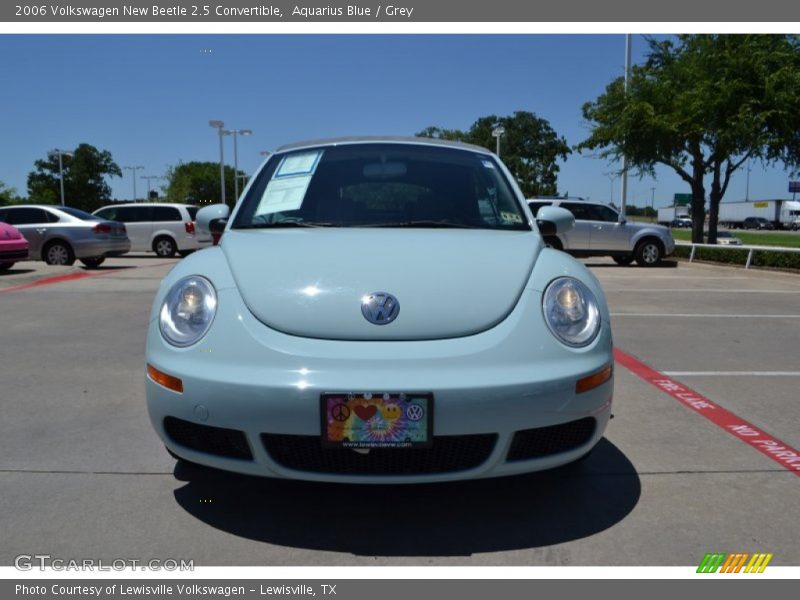Aquarius Blue / Grey 2006 Volkswagen New Beetle 2.5 Convertible
