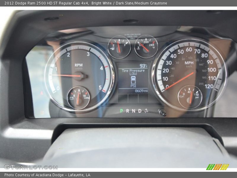  2012 Ram 2500 HD ST Regular Cab 4x4 ST Regular Cab 4x4 Gauges