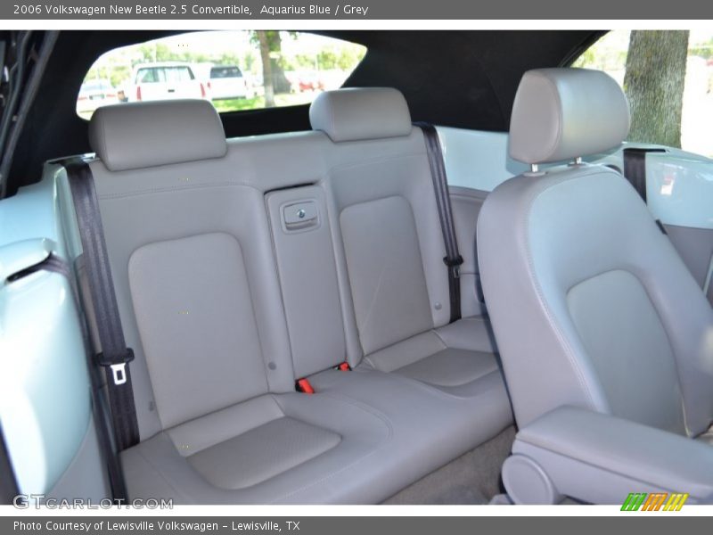 Rear Seat of 2006 New Beetle 2.5 Convertible